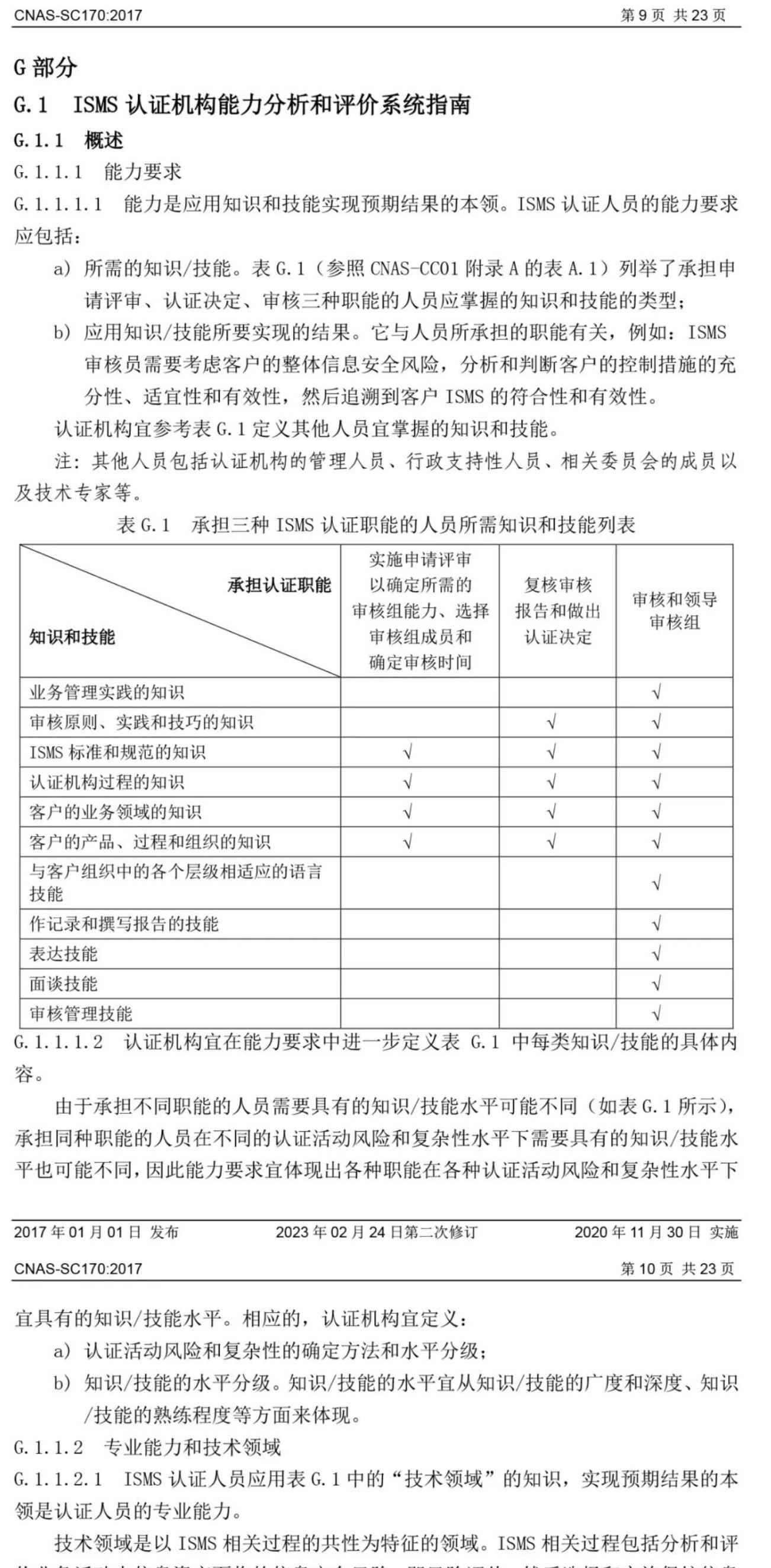 ISO/IEC  27001:2022 标准换版相关认可文件